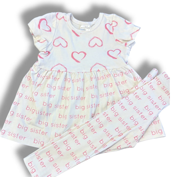Size 3 Big sister dress and legging set Default Title / 3 / Girl