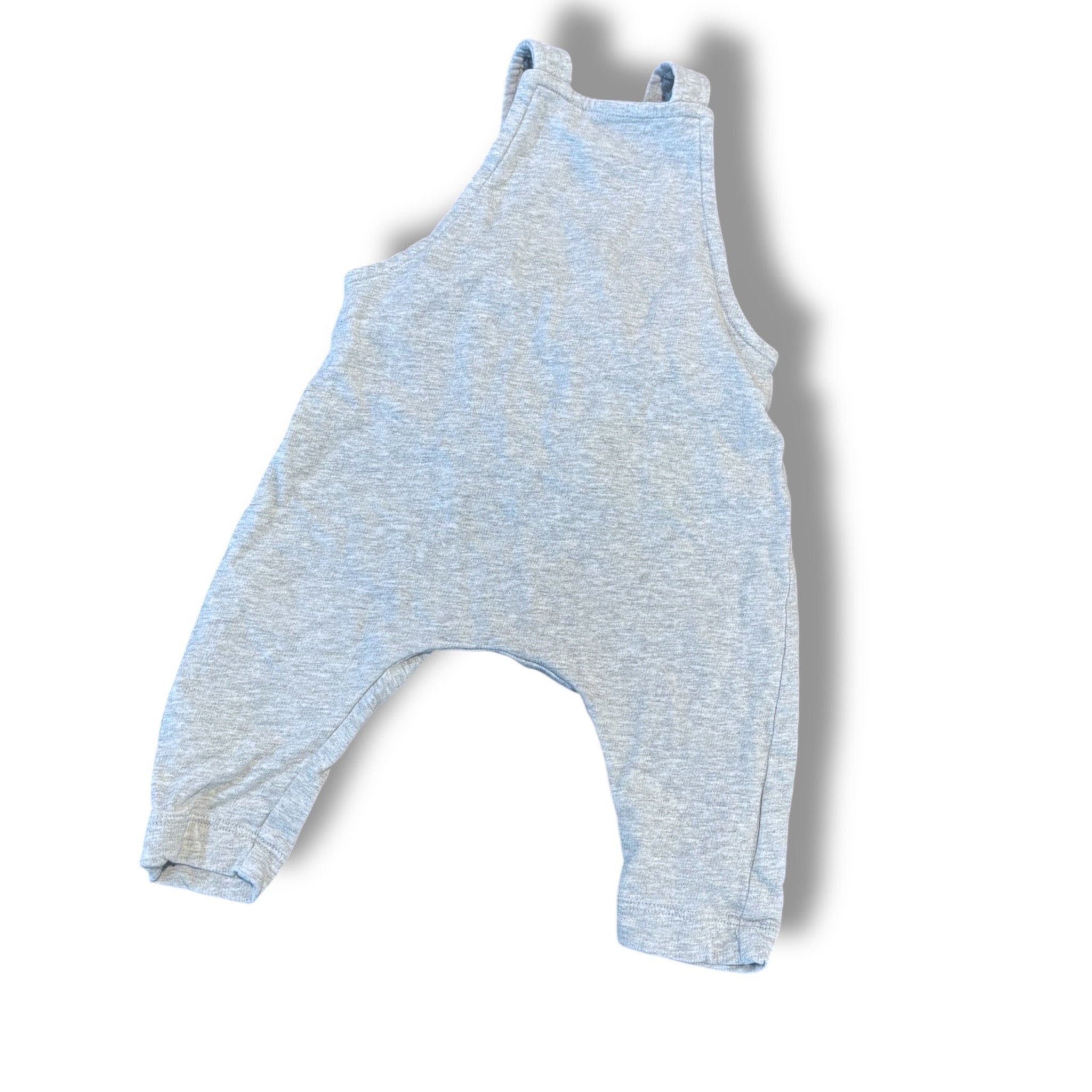 Size 3-6 month Nordstrom gray overalls w/ adjustable straps Default Title / 3-6 month / Boy