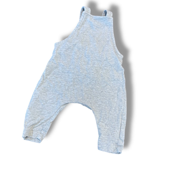 Size 3-6 month Nordstrom gray overalls w/ adjustable straps Default Title / 3-6 month / Boy