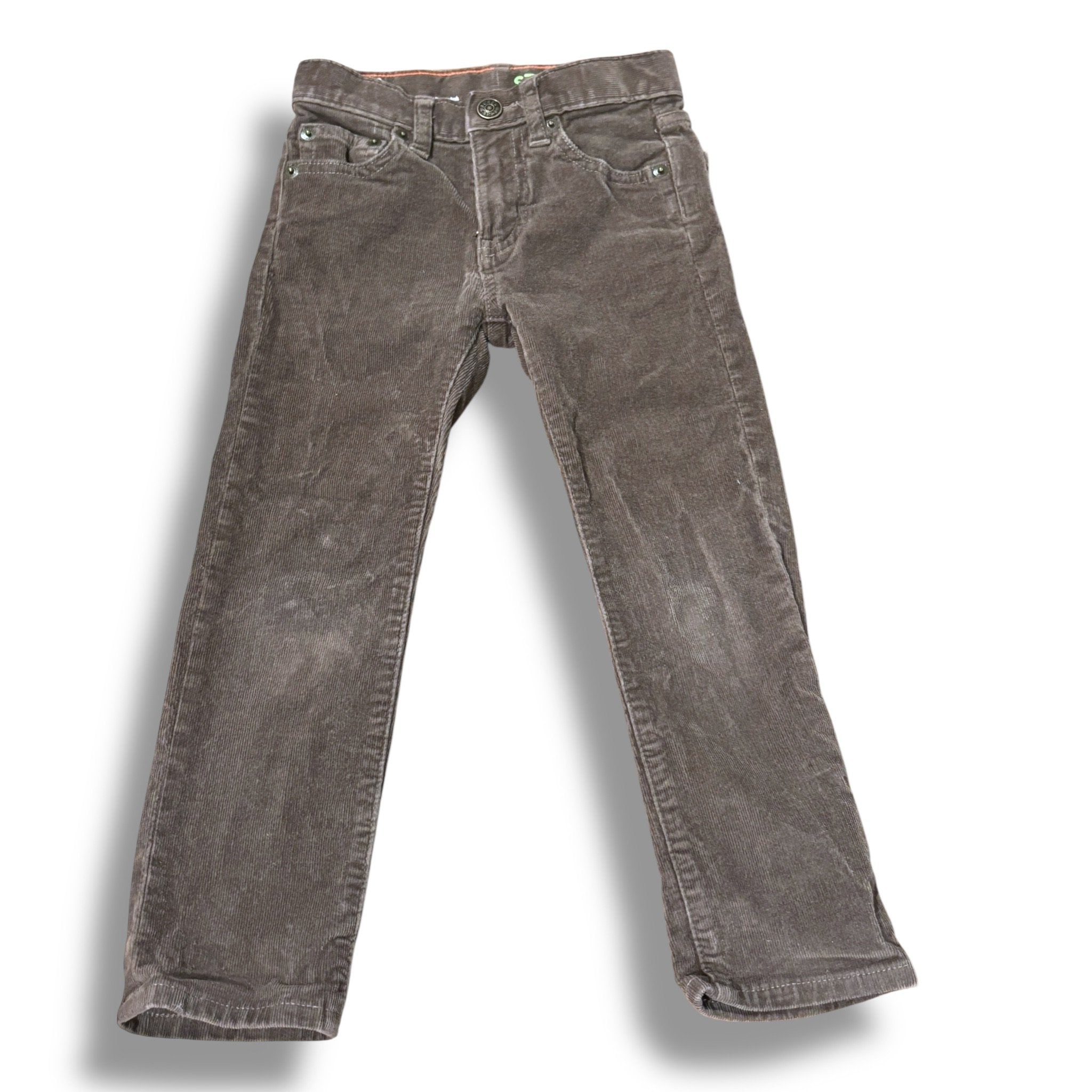 Size 4 Crewcuts brown corduroy pants (adjustable waist) Default Title / 4 / Boy