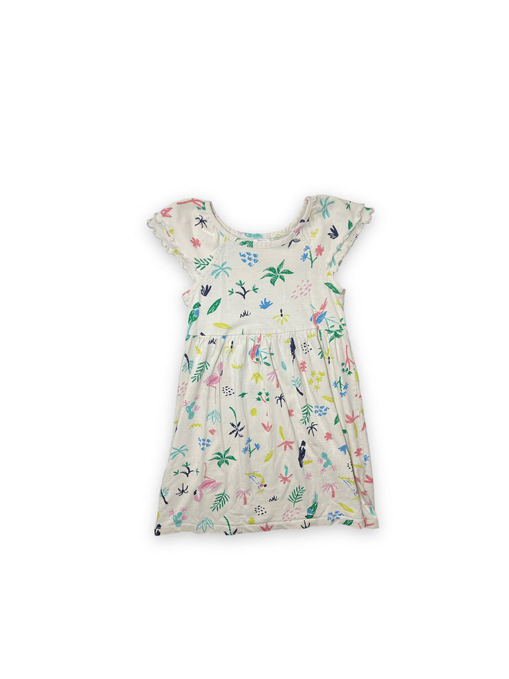 Size 4 Hannah Anderson dress with flamingos and florals Default Title / 4 / Girl