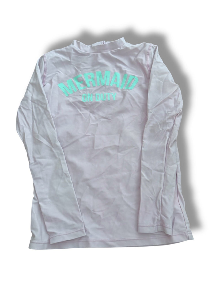 Size 6 Shade Critters lavender rash guard with “Mermaid on Duty” Default Title / 6 / Girl