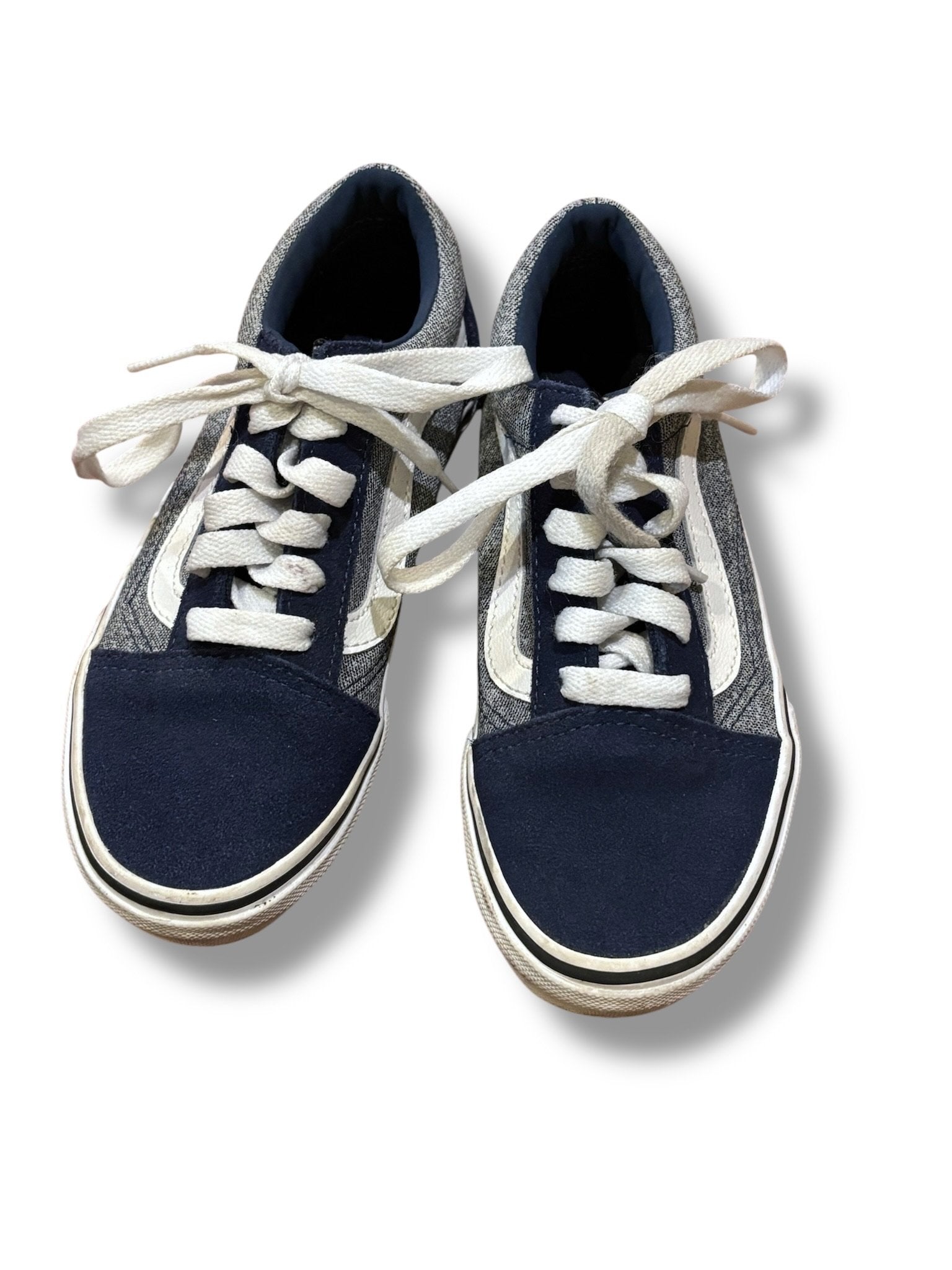 Size Toddler 13 Vans navy/denim canvas sneakers Default Title / Toddler / -