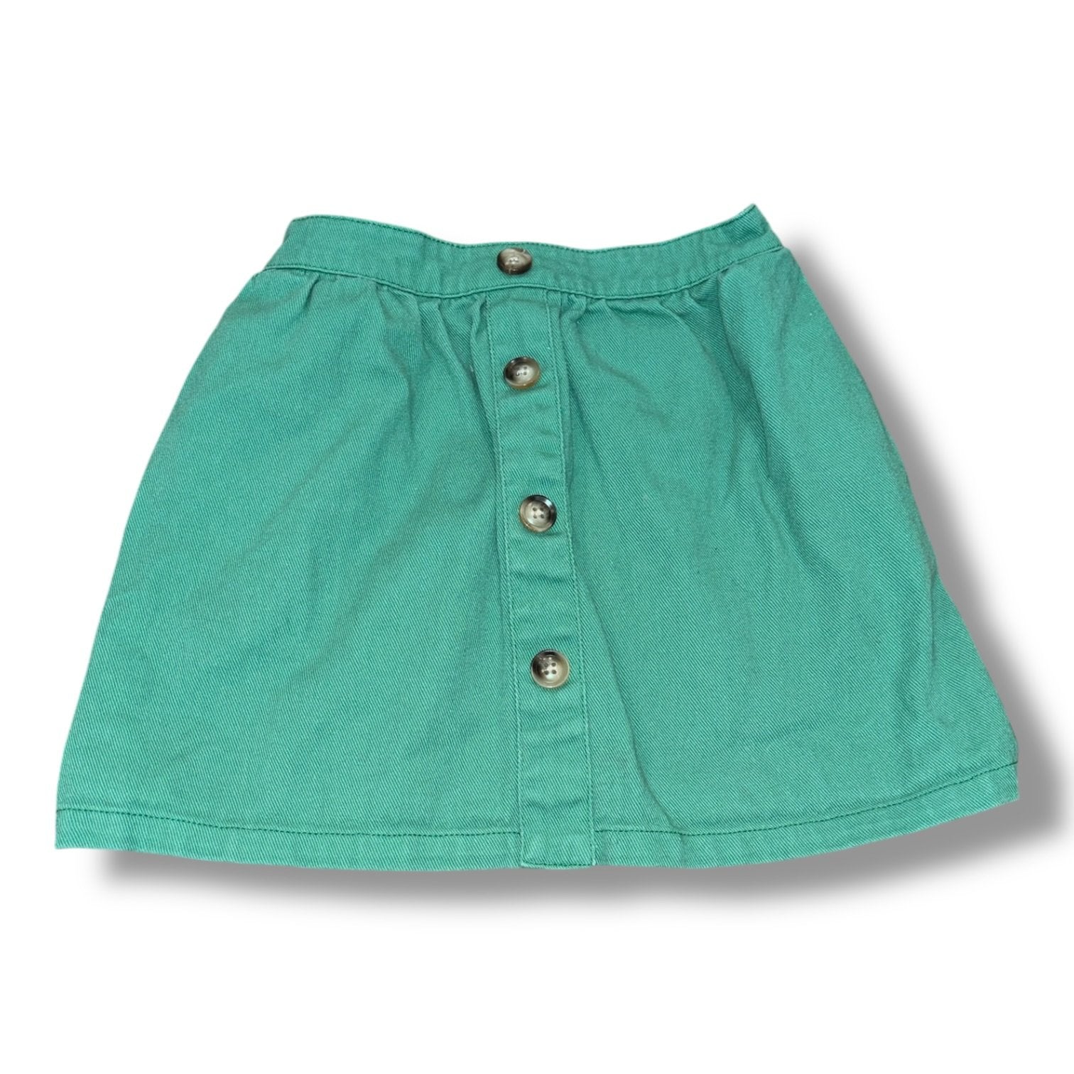 Size 6-7 Boden green chino skirt w/ front buttons Default Title / 7-Jun / Girl