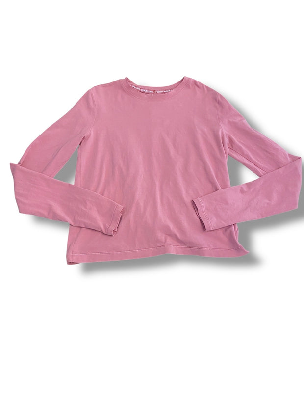 Size 8-10 (Medium) Athleta light pink long sleeve top with tie back Default Title / 10-Aug / Girl