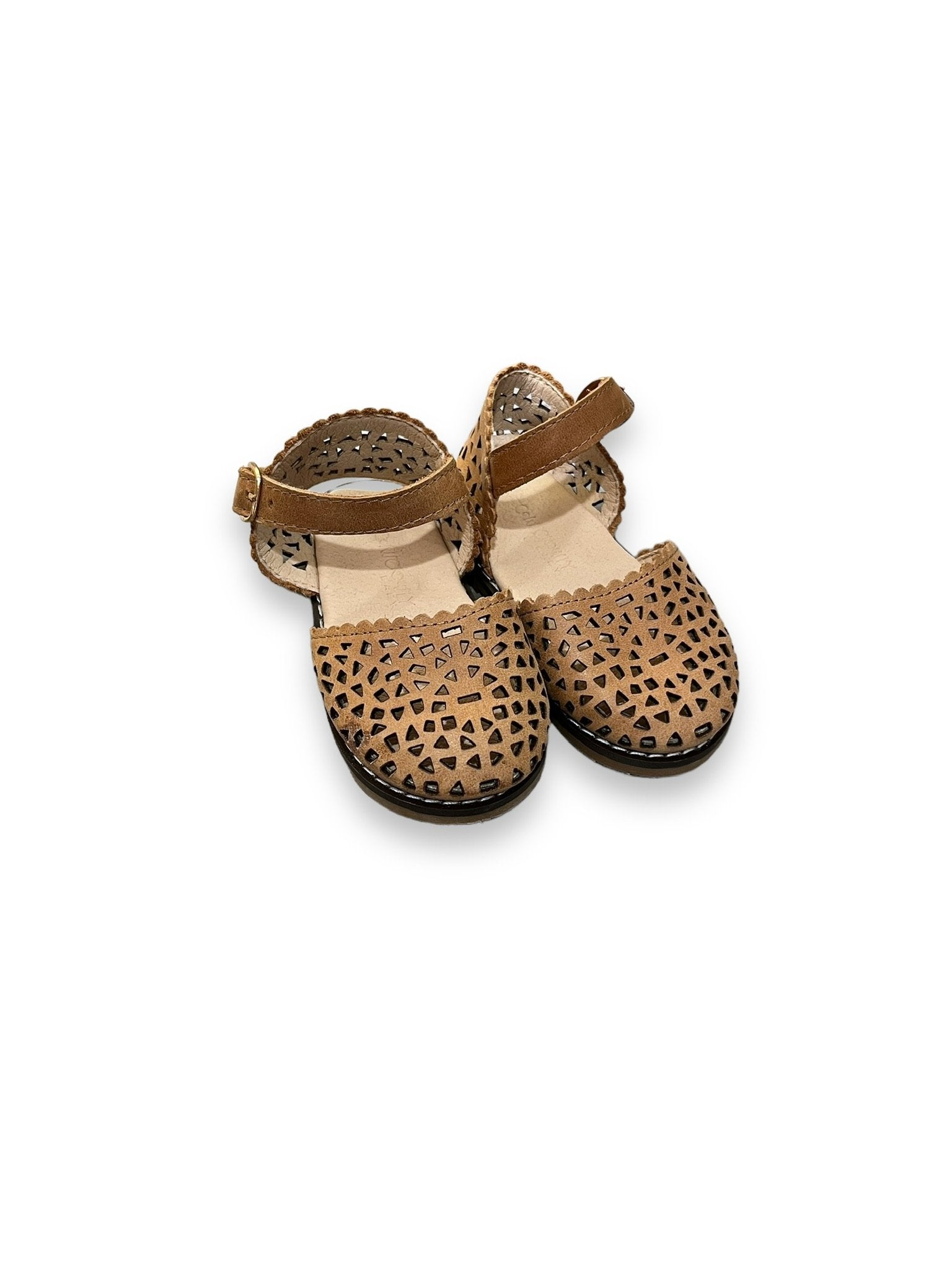 Size 5 toddler Consciously Baby brown closed toe sandals Default Title / 5 / -