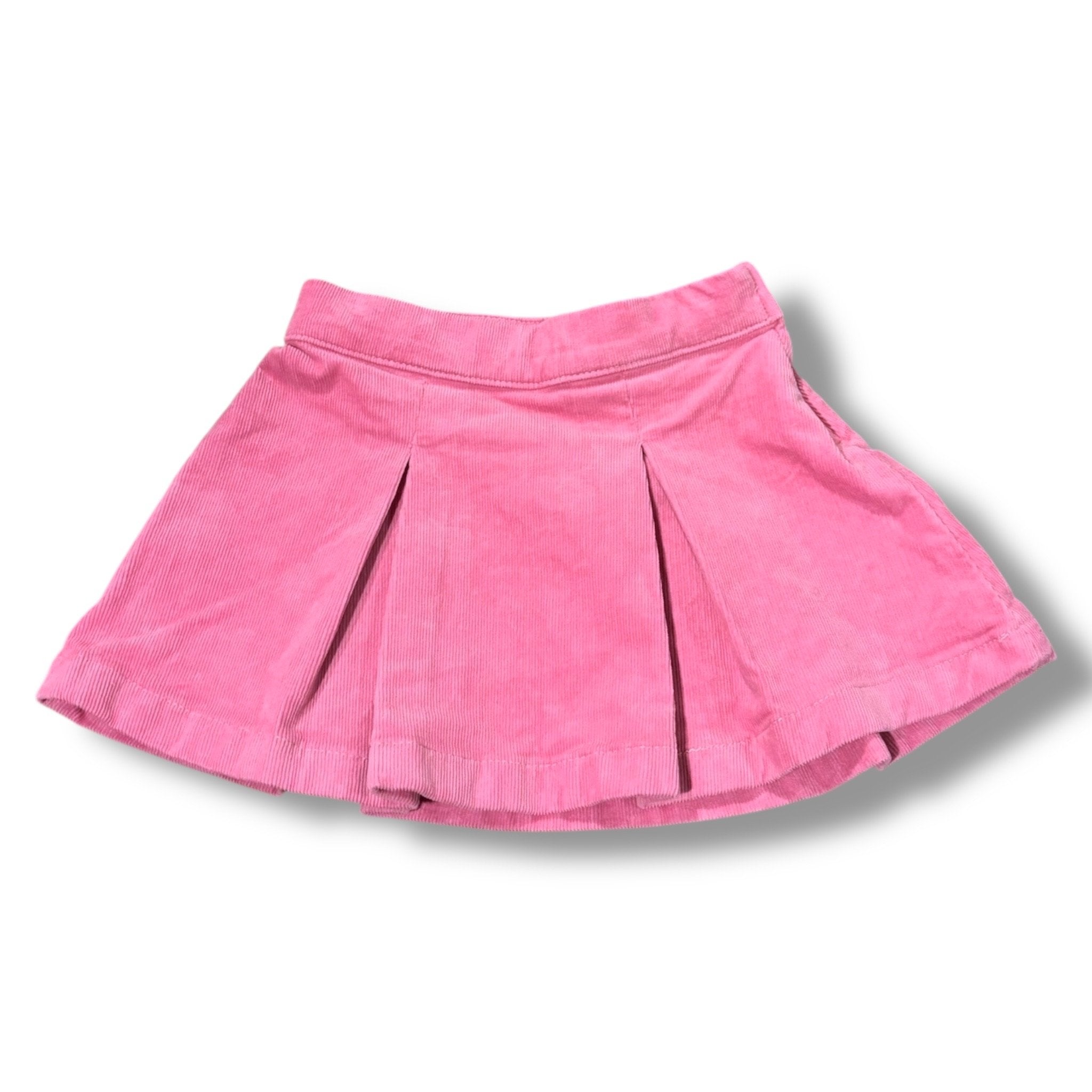 Size 3 Crewcuts pink corduroy pleated skirt NWT Default Title / 3 / Girl