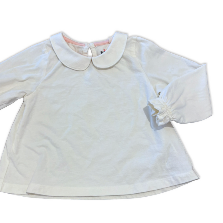 Size 2-3 Boden white long sleeve shirt with peter pan collar Default Title / 3-Feb / Girl