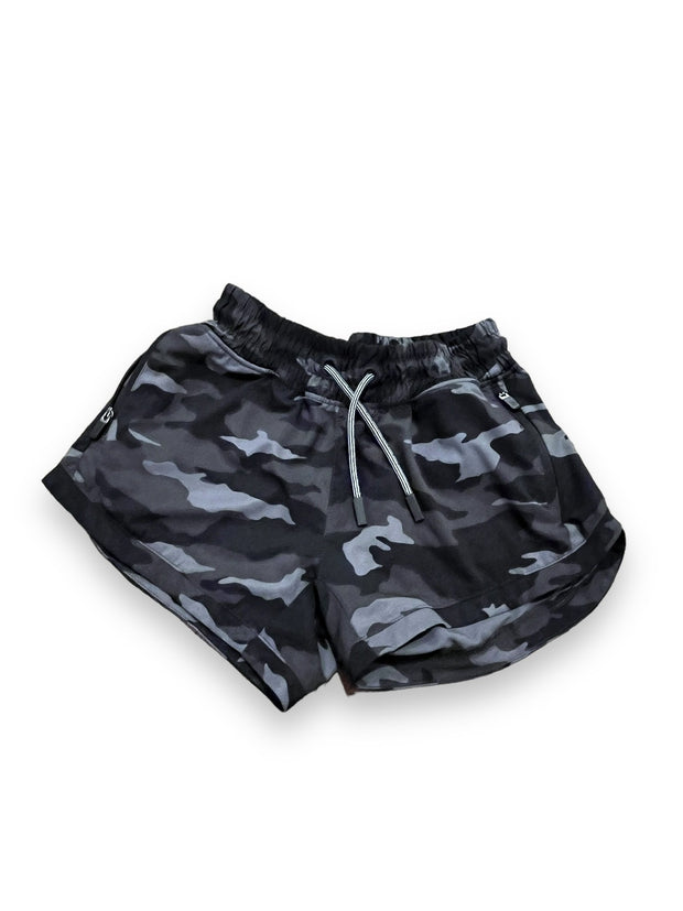 Size 7 Athleta black/grey camoflauge shorts Default Title / 7 / Girl