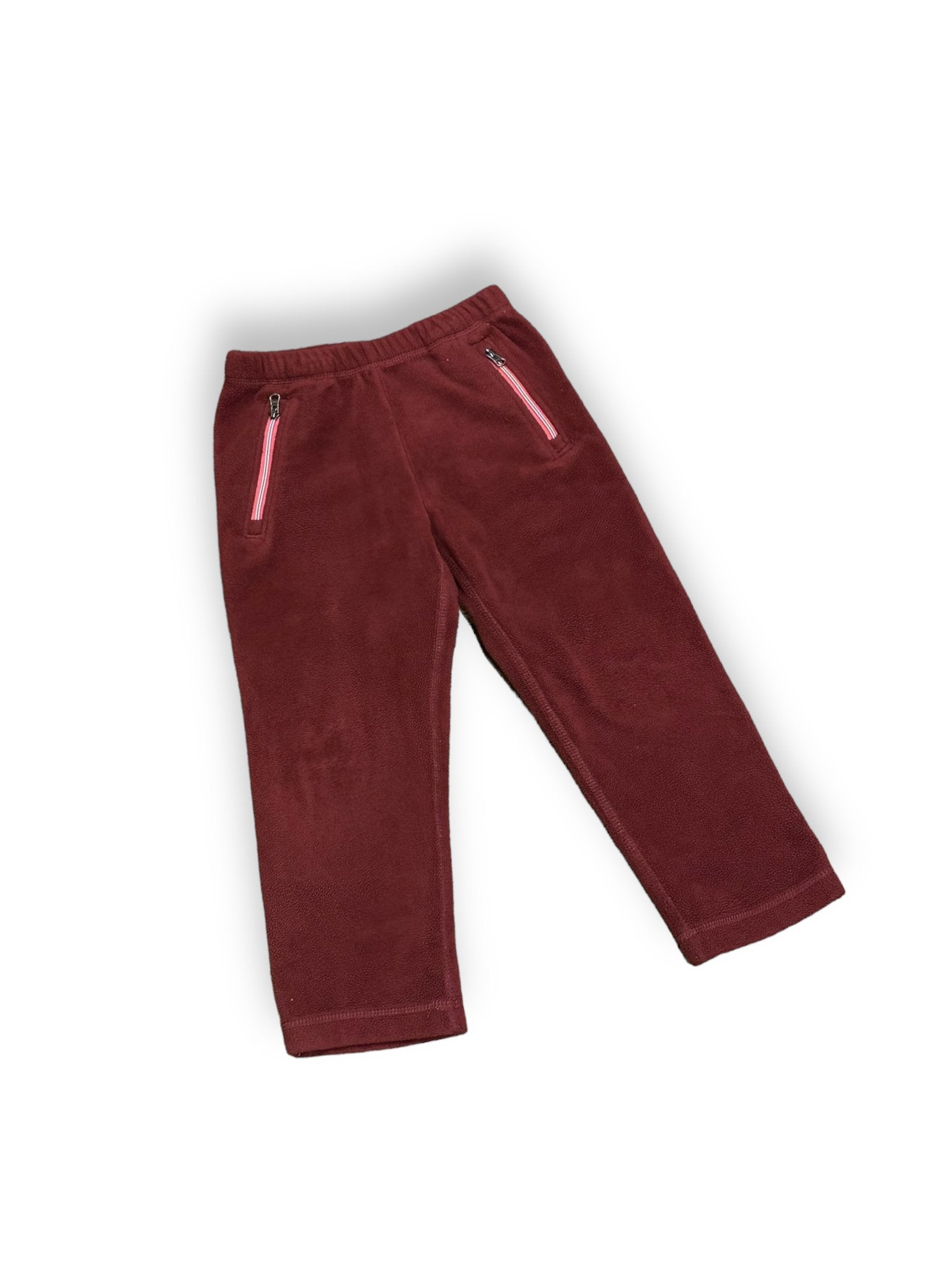 Size 4 Hanna Andersson burgundy fleece pants Default Title / 4 / Girl