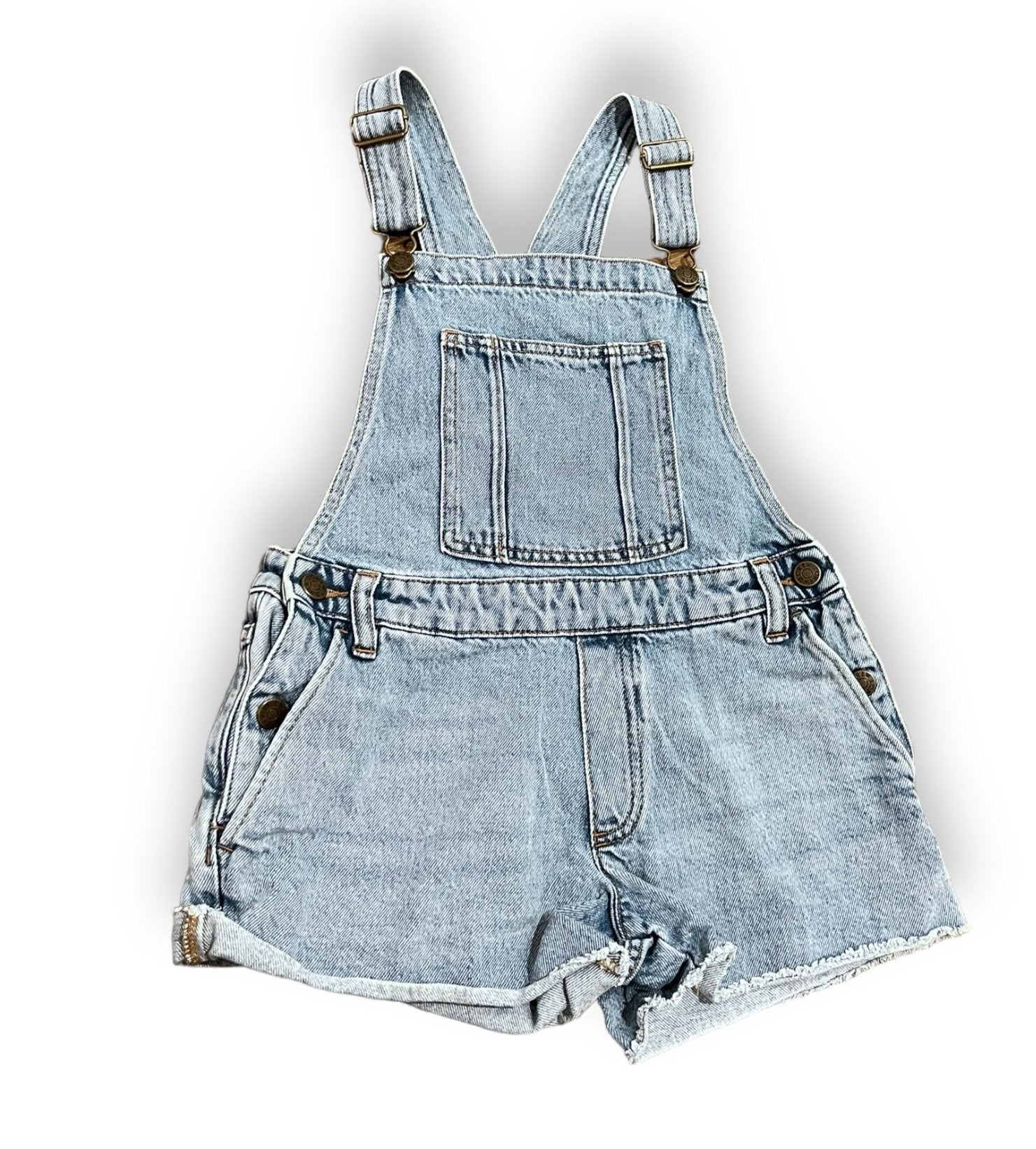 Size 12 Crewcuts denim overalls Default Title / 12 / Girl
