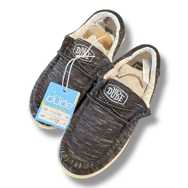SIze 1-2 youth black heathered Hey Dudes NWT Default Title / 2-Jan / Boy