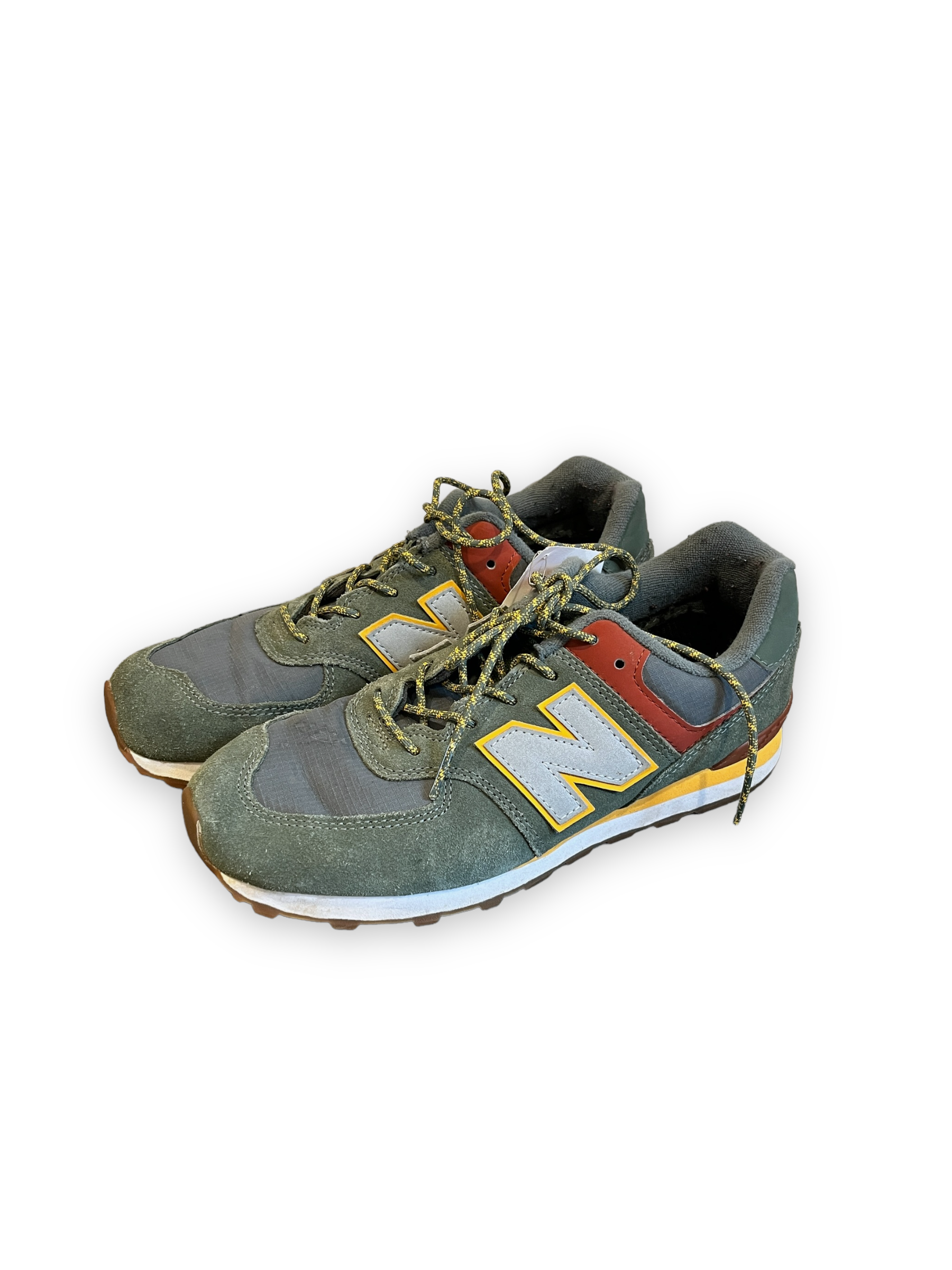 Size 5 New Balance camp olive lace up sneakers Default Title / 5 / Boy