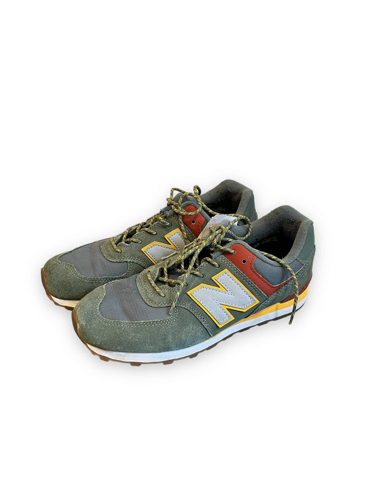 Size 5 New Balance camp olive lace up sneakers Default Title / 5 / Boy