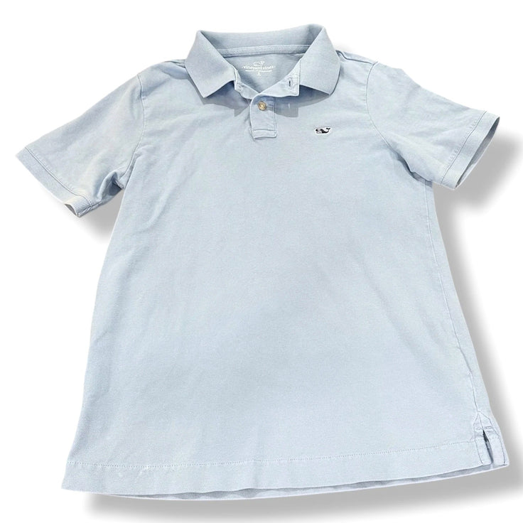 Size 8-10 Vineyard vines light blue pique polo Default Title / 10-Aug / Boy