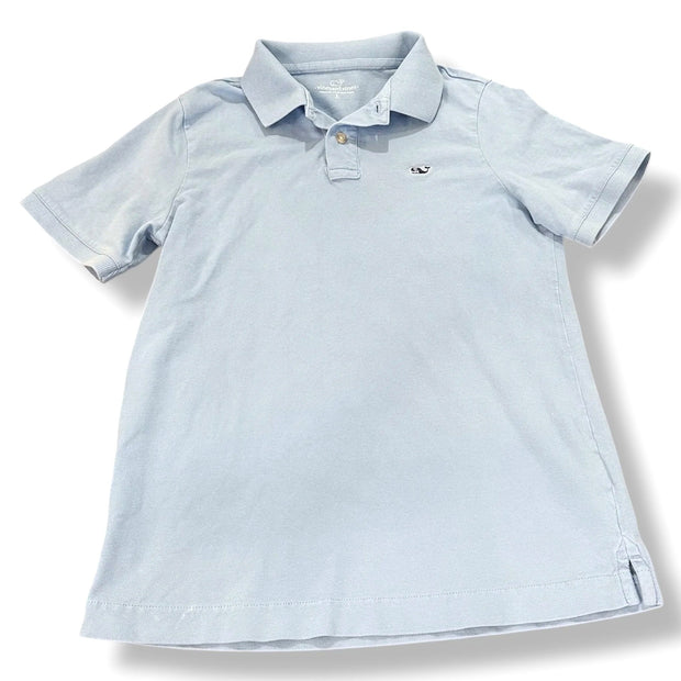 Size 8-10 Vineyard vines light blue pique polo Default Title / 10-Aug / Boy