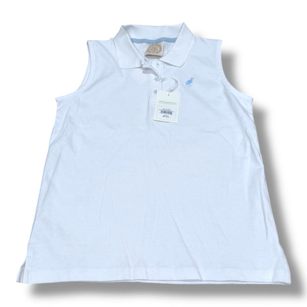 Size 14 TBBC white sleeveless anna price polo NWT Default Title / 14 / Girl