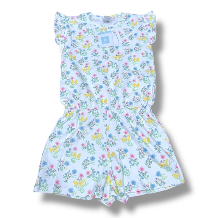 Size 14 Bella Bliss white with flower romper NWT Default Title / 14 / Girl