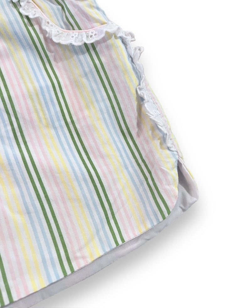Size 10 TBBC pastel stripe shorts with eyelet detail Default Title / 10 / Girl
