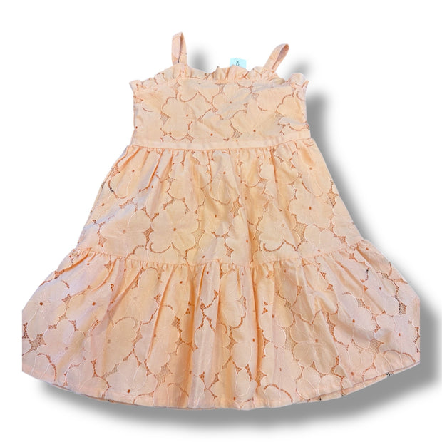 Size 4 Janie and Jack peach colored lace tank dress - NWT Default Title / 4 / Girl