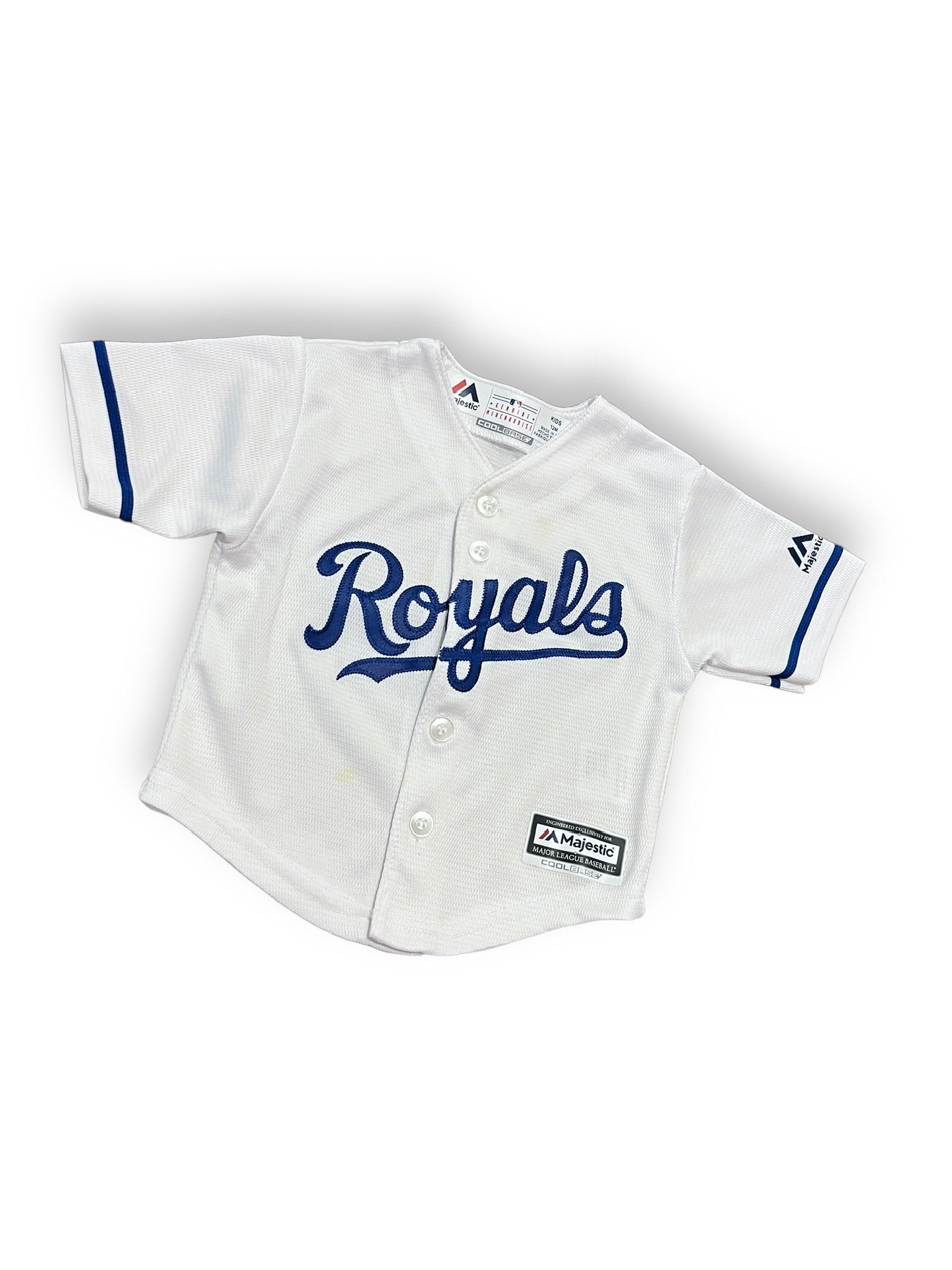 Size 12 month white Royals Jersey Default Title / 12 / -
