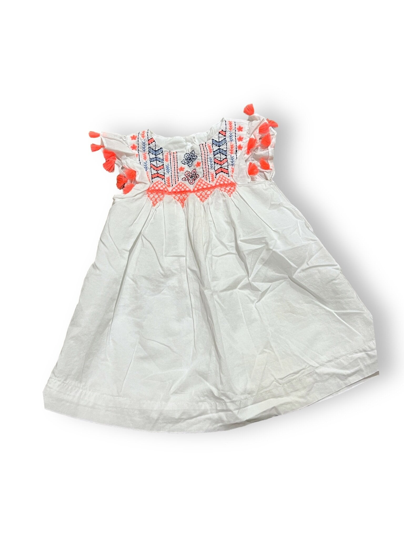 Size 2 Lili Gaufrette embroidered dress Default Title / 2 / Girl