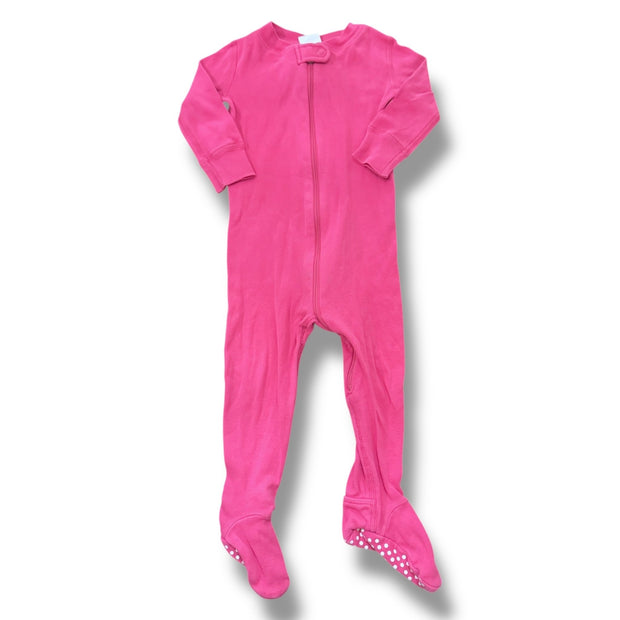 Size 18-24 month Hanna Andersson dark pink footed sleeper Default Title / 18-24 month / Girl