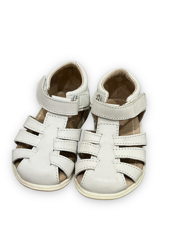 Size 5 toddler Sole Play white Velcro sandals Default Title / 5 / -