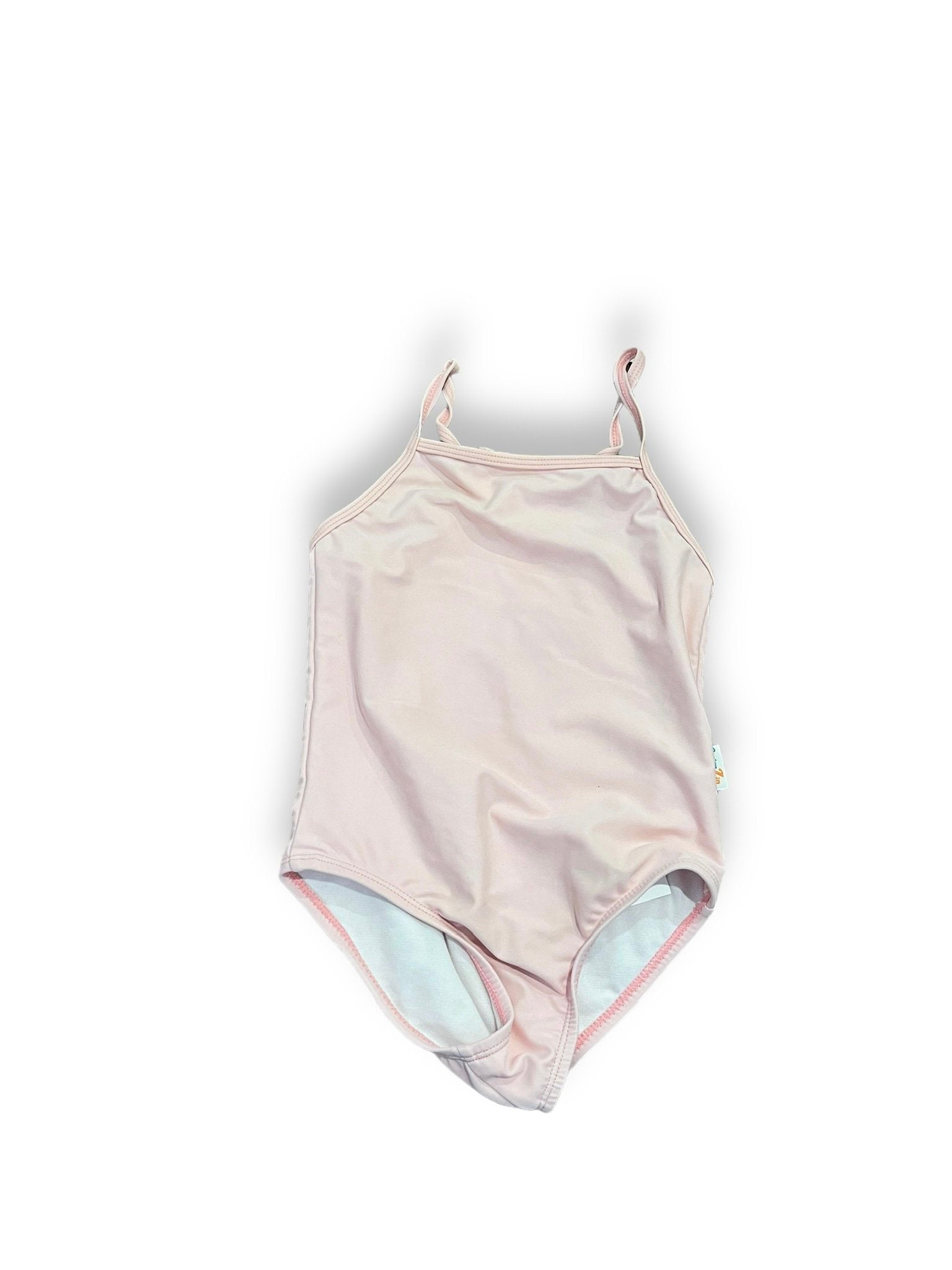 Size 4 Swim Zip pink one piece swim suit Default Title / 4 / -