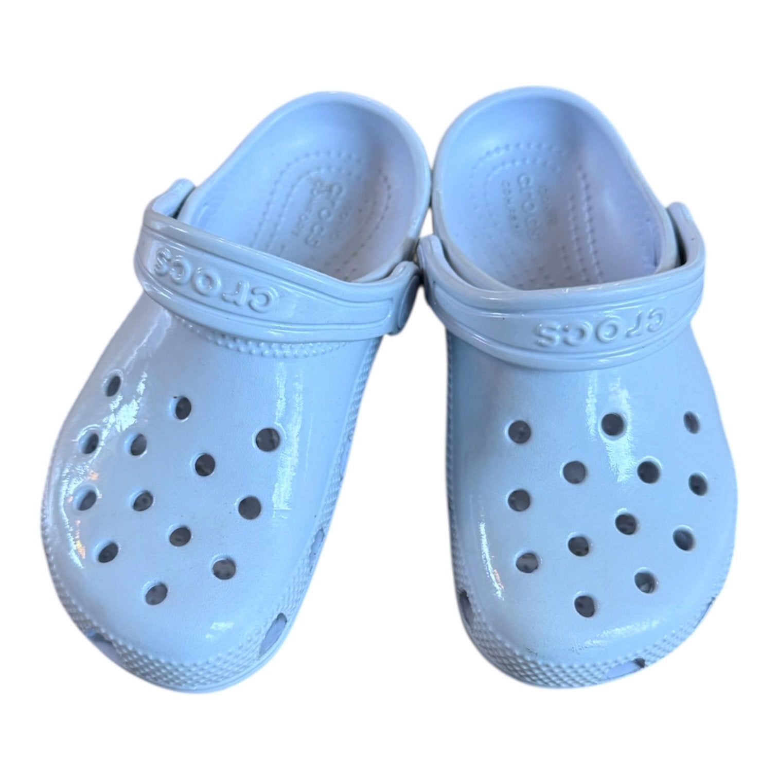 Size 11 Crocs / shiny gray Default Title / 11 / -