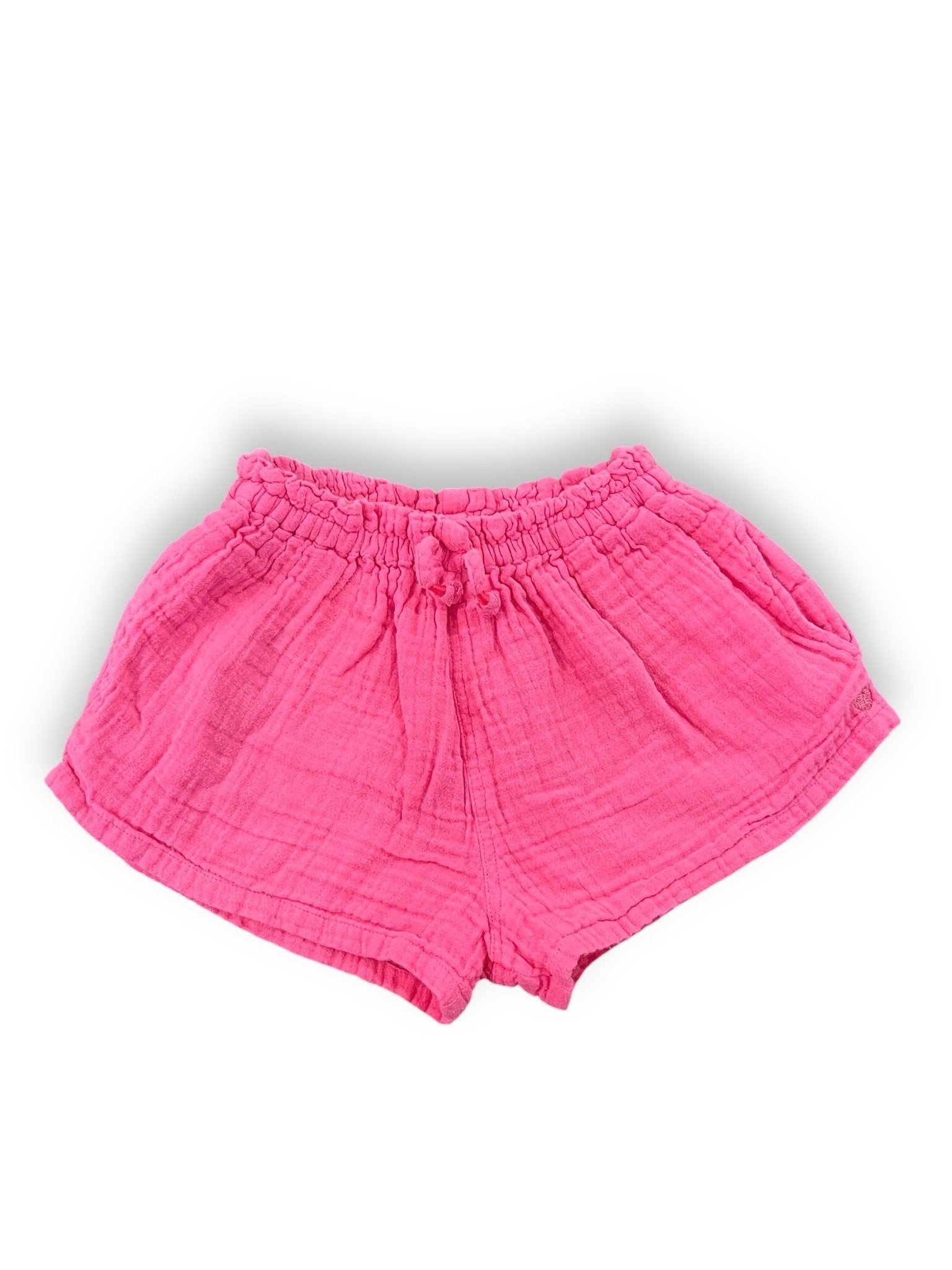 Size 7 Pink Chicken hot pink gauze shorts Default Title / 7 / Girl