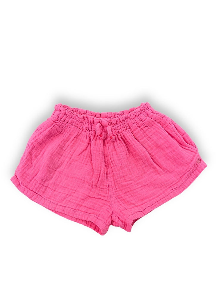 Size 7 Pink Chicken hot pink gauze shorts Default Title / 7 / Girl