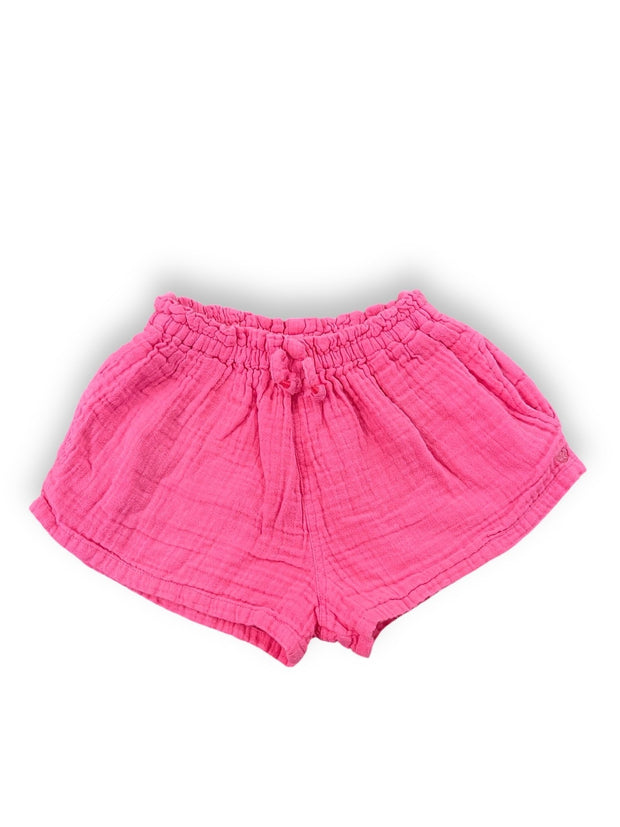 Size 7 Pink Chicken hot pink gauze shorts Default Title / 7 / Girl