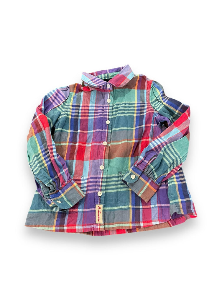 Size 4 Ralph Lauren multicolor plaid button up Default Title / 4 / Boy
