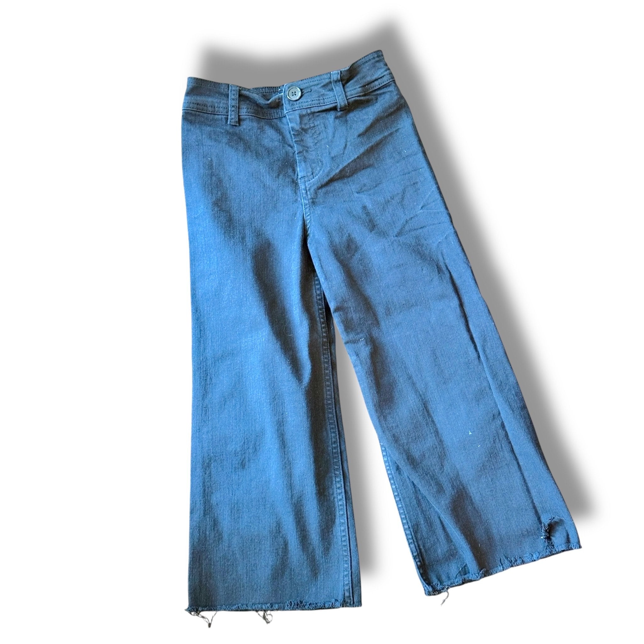Size 8 GB Girls Black Raw Hem Denim Default Title / 8 / Girl