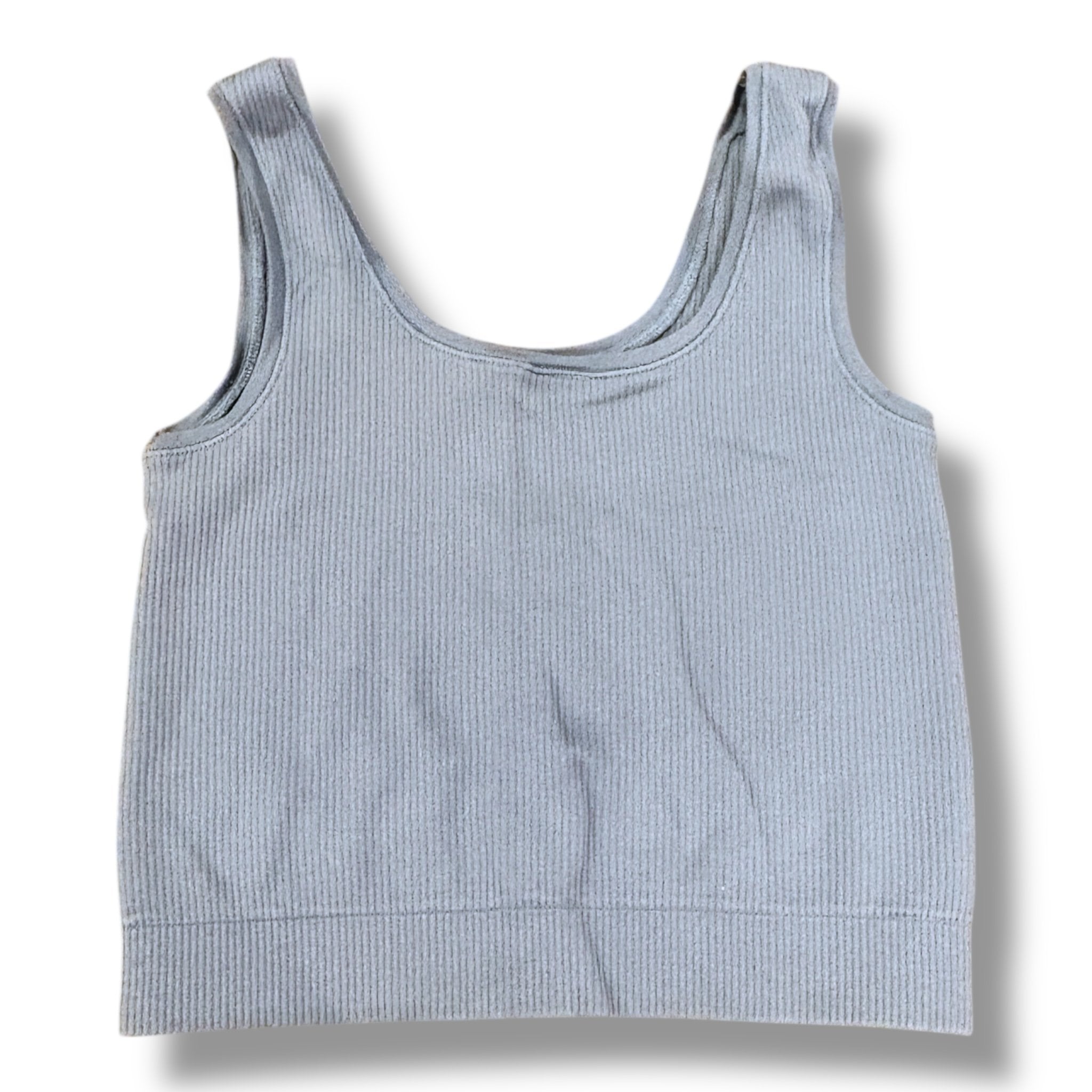 Size 8-10 athleta dusty blue ribbed cropped tank Default Title / 10-Aug / Girl