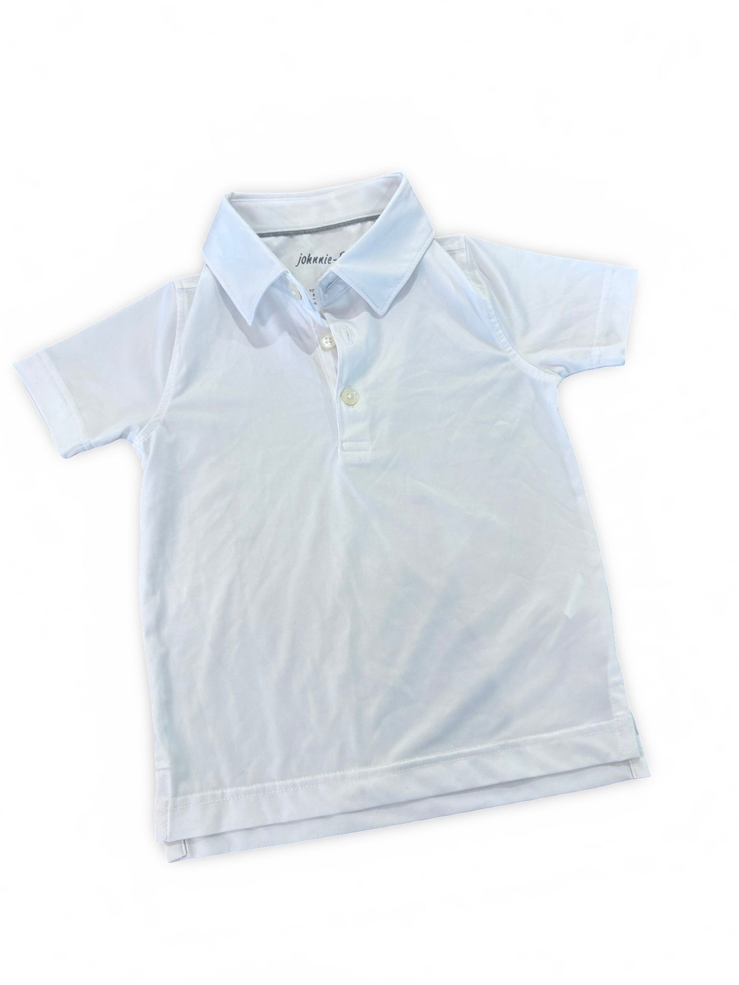 Size 4 Johnnie-O performance white polo Default Title / 4 / Boy