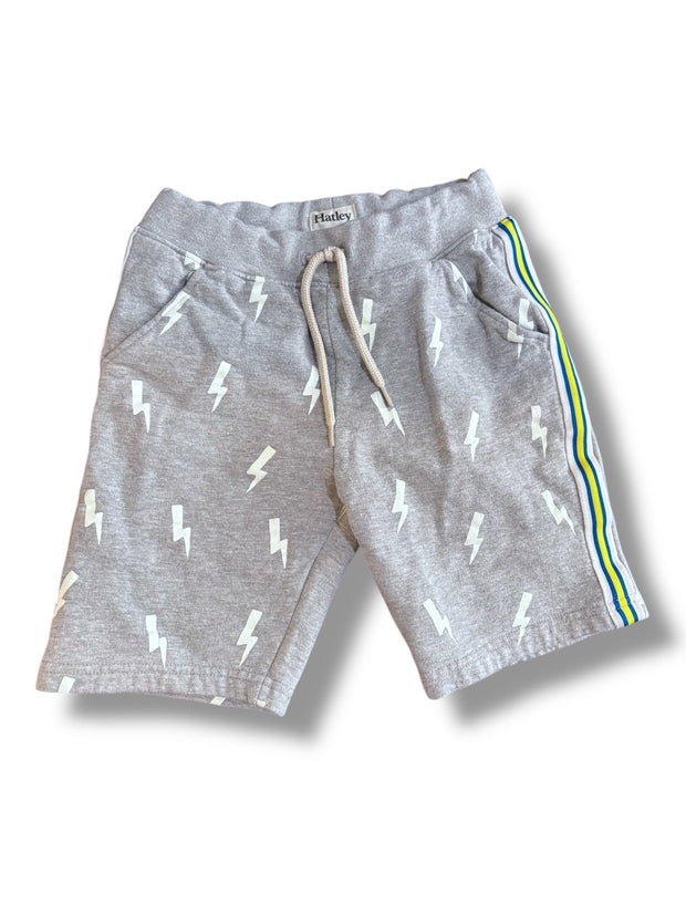 Size 5 Hatley Grey Shorts with Lightning Bolts Default Title / 5 / Boy