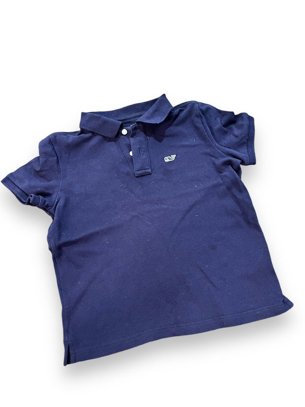 Size 6 Vineyard Vines navy blue collared shirt Default Title / 6 / Boy