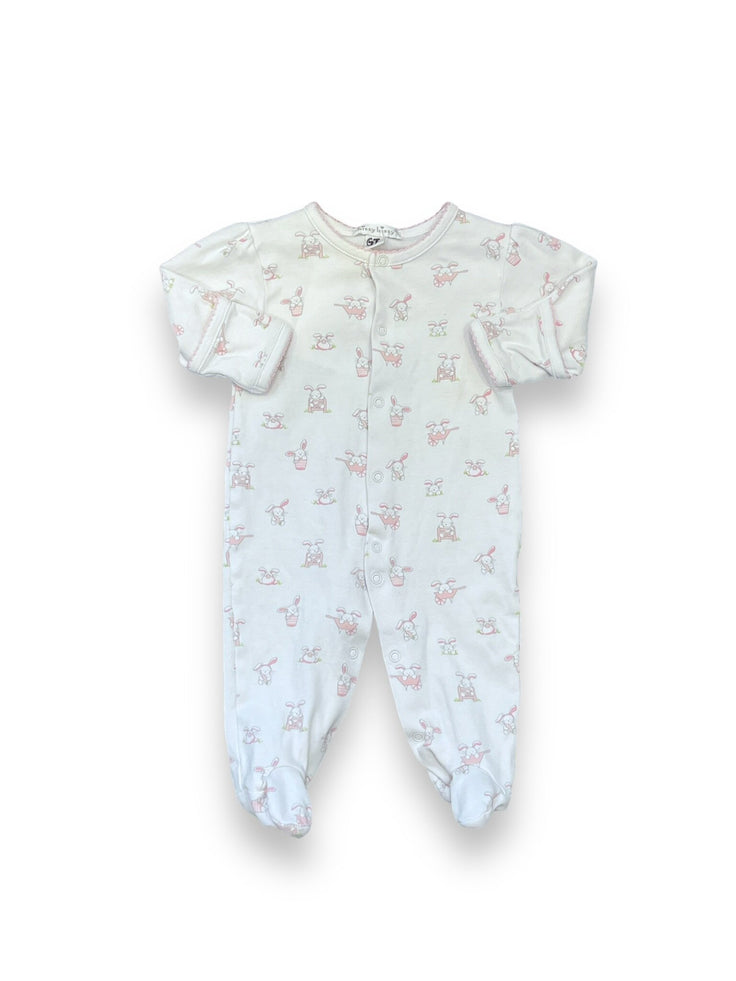 Size 0-3 month Kissy Kissy white sleeper with bunnies Default Title / 0-3 month / Girl