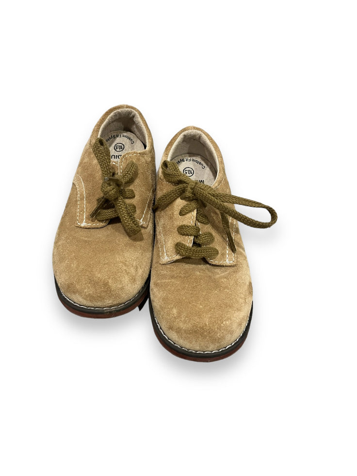 Size 10.5 Toddler Footmates brown suede lace up shoes Default Title / 10.5 / -