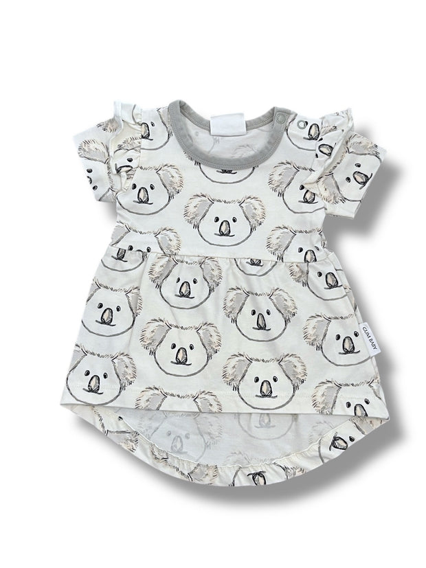 Size 0-3 month Gum Baby koala dress Default Title / 0-3 month / Girl