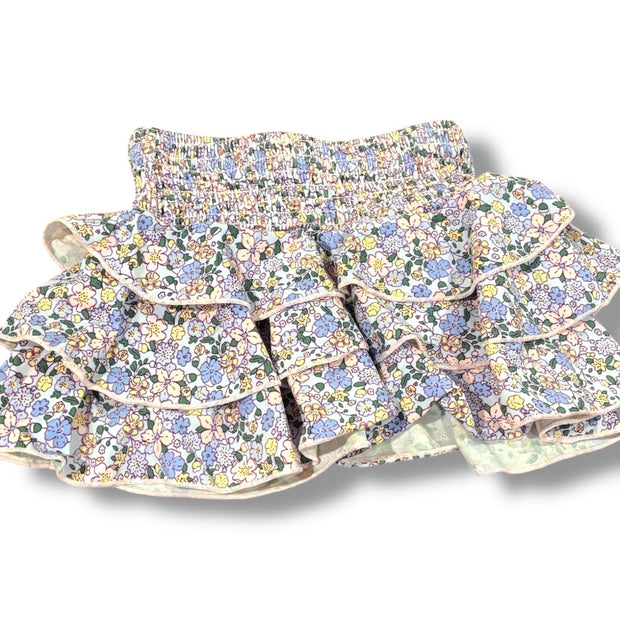 Size 4-5 Shade Critters purple/pink/yellow floral tiered cover-up skirt Default Title / 5-Apr / Girl