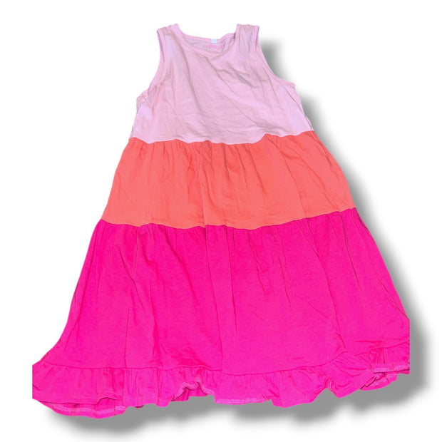 Size 8 Crewcuts multi-shade pink tiered tank dress Default Title / 8 / Girl