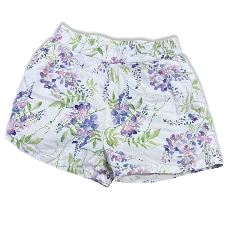 Size 3-4 Hill house purple and green floral shorts Default Title / 4-Mar / Girl