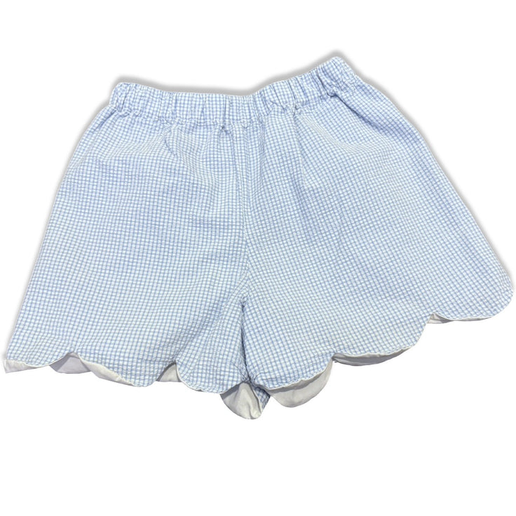 Size 8 Bella Bliss navy shorts with rainbow ric-rac Default Title / 8 / Girl