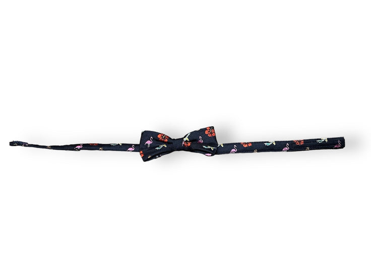 Size 2-5 Janie and Jack navy tropical bowtie Default Title / 5-Feb / Boy