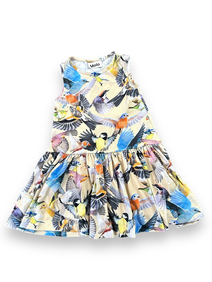 Size 2 Molo Dress with Birds Default Title / 2 / Girl