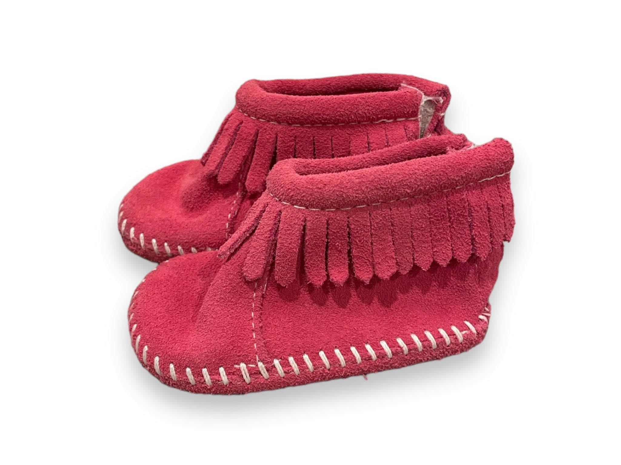 Size 2 infant MinneTonka pink moccasins NWOT Default Title / 2 / -