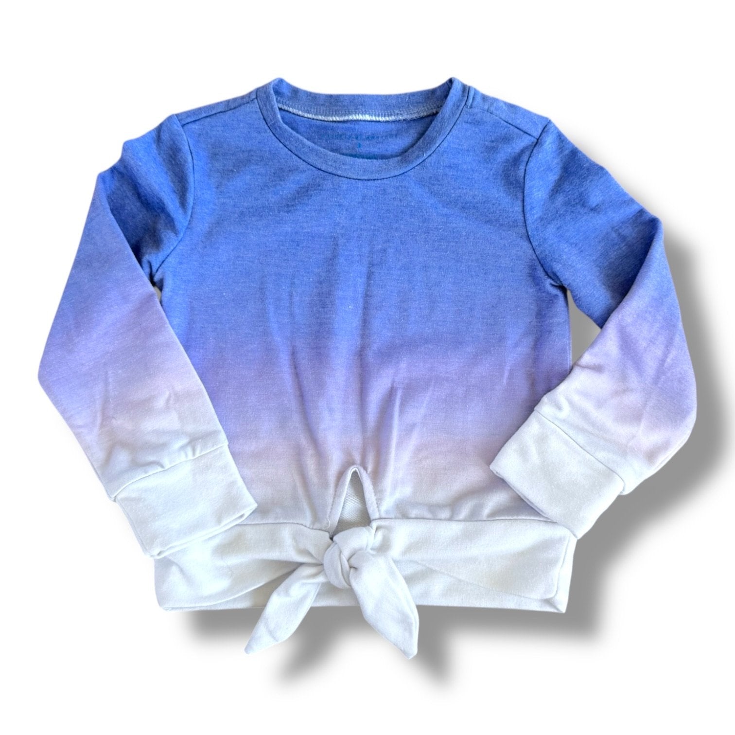 Size 3 Rockets of Awesome purple ombre tie long sleeve top Default Title / 3 / Girl